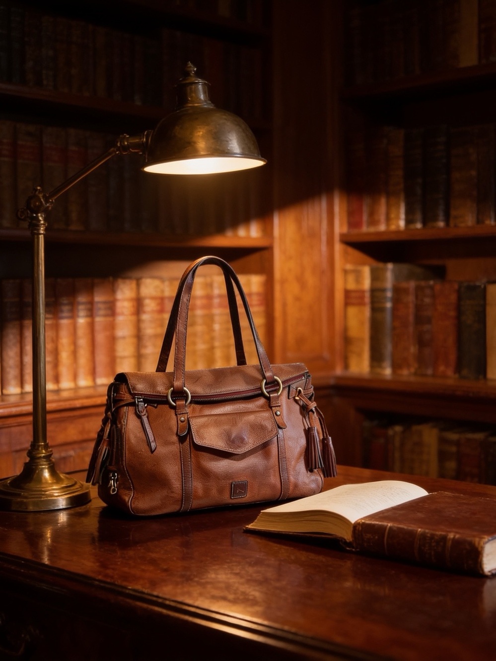 Dooney & Bourke Florentine Leather Tote - Picture 12 of 12